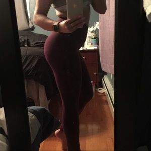 lulumon purple align leggings